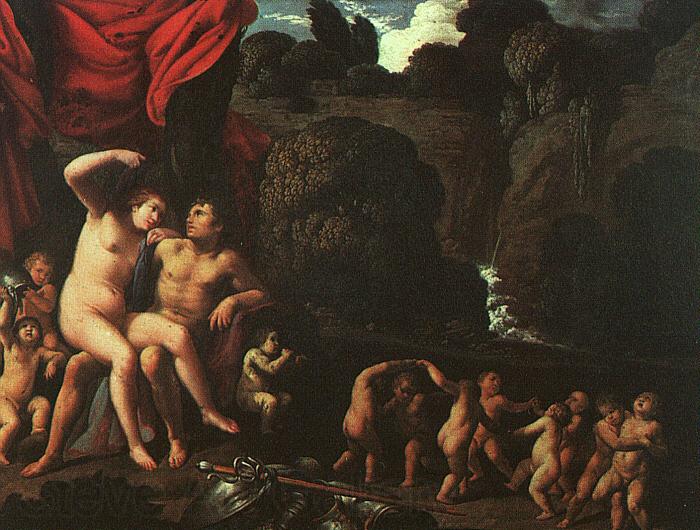 Carlo Saraceni Venus and Mars Norge oil painting art